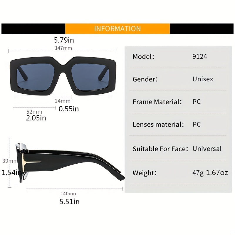 Y2K Retro Striped UV400 Sun Shades Glasses for Women Men