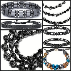 Faceted Hematite Beads Natural Stone Round Loose Beads 2-12mm