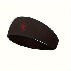 Men's Spider Web Headband - Red Spider Web Pattern