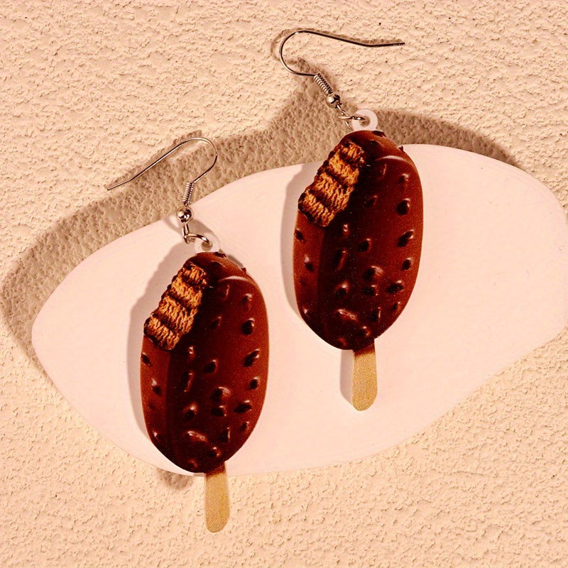 Indian Fries Sausages Ribs Coffee Horns Bags Ice Cream Dangle Earrings