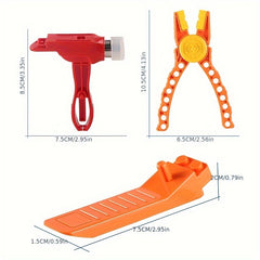 KIDNOAM Building Block Toy Disassembly Clamp Set Wooden Block Remover Hammer Kit