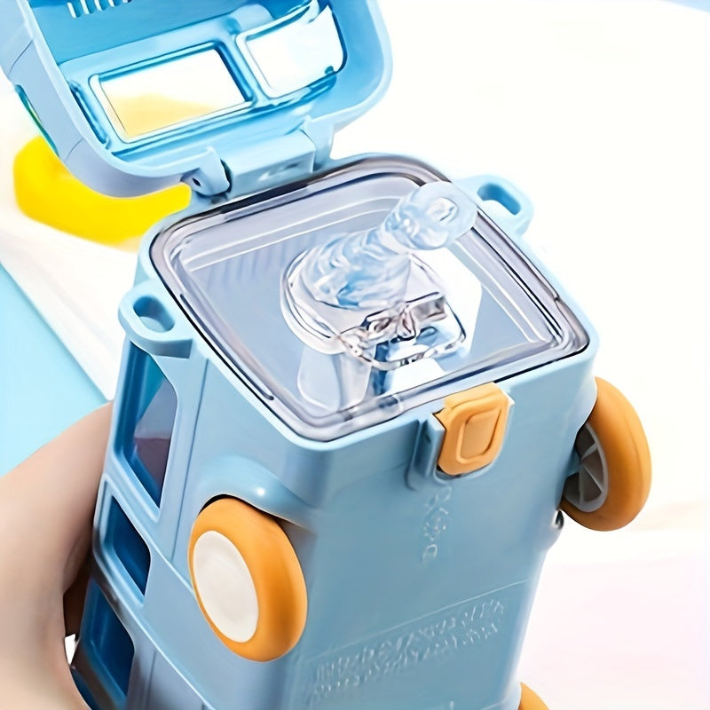 500ml Bus Water Cup w/ Straw Flip Top