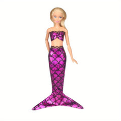 Mermaid Swimsuits Bathing Suits for Dolls - Summer Bikini Swimwear