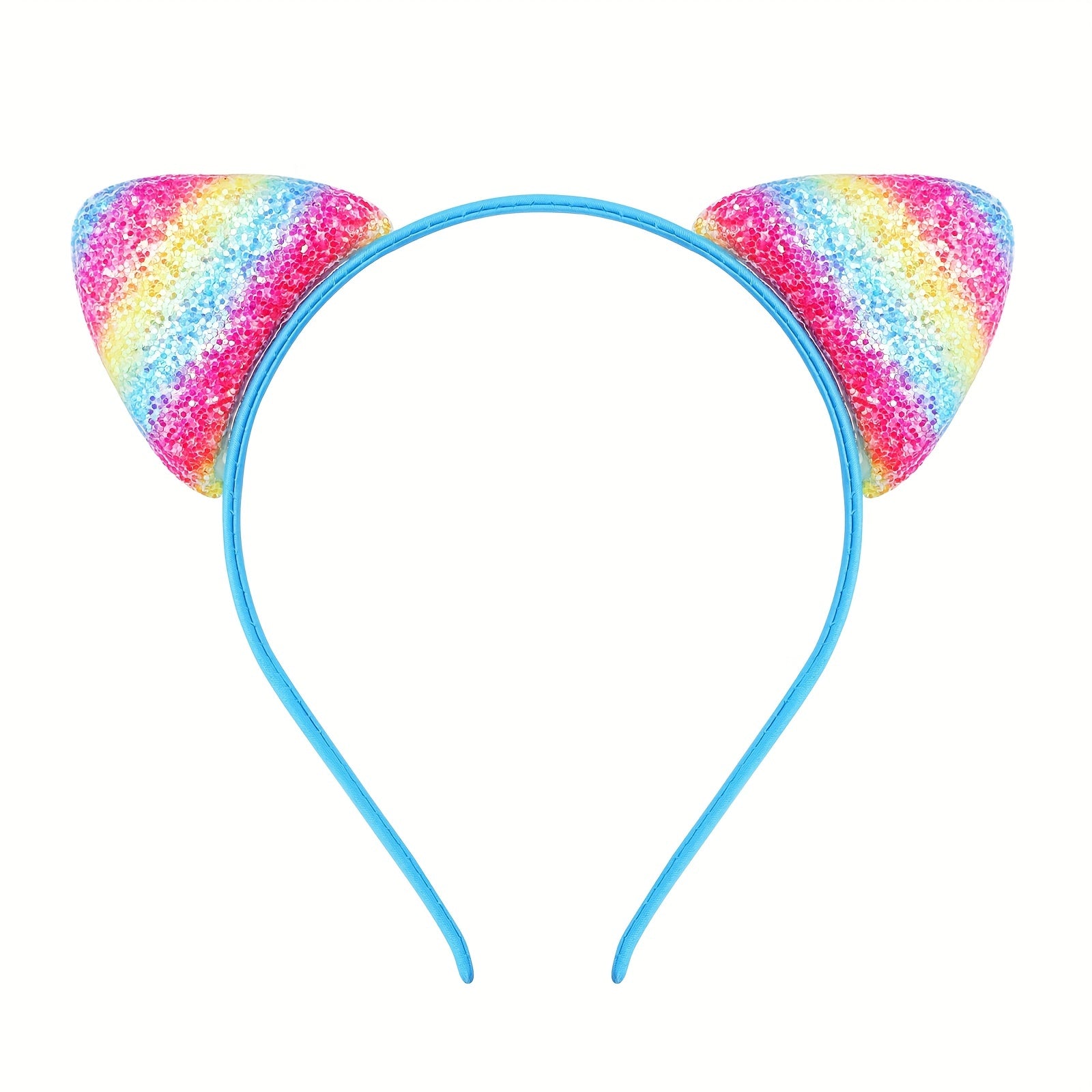 Cartoon Cat Ears Hair Hoop Sequin Headband Party Decoration