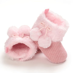 Toddler Baby Girls Booties High Top Slippers Indoor Shoes Winter Halloween Gift
