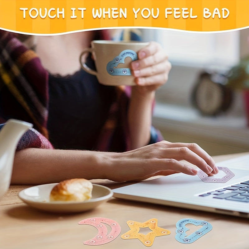 8pcs Anxiety Sensory Stickers Calming Strips for Anxiety