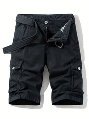 Men's Cargo Shorts with Flap Pockets for Spring & Summer