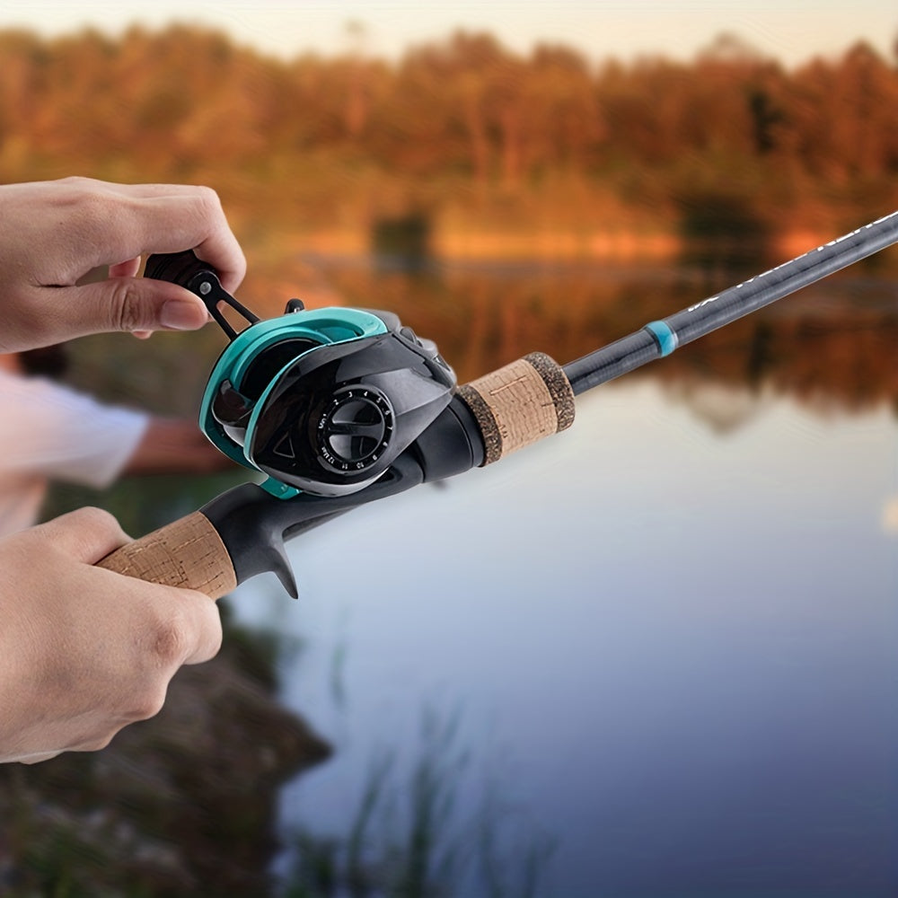 18+1 Ball Bearing 7.2:1 Green Baitcasting Reel Left/Right Hand Fishing Reel