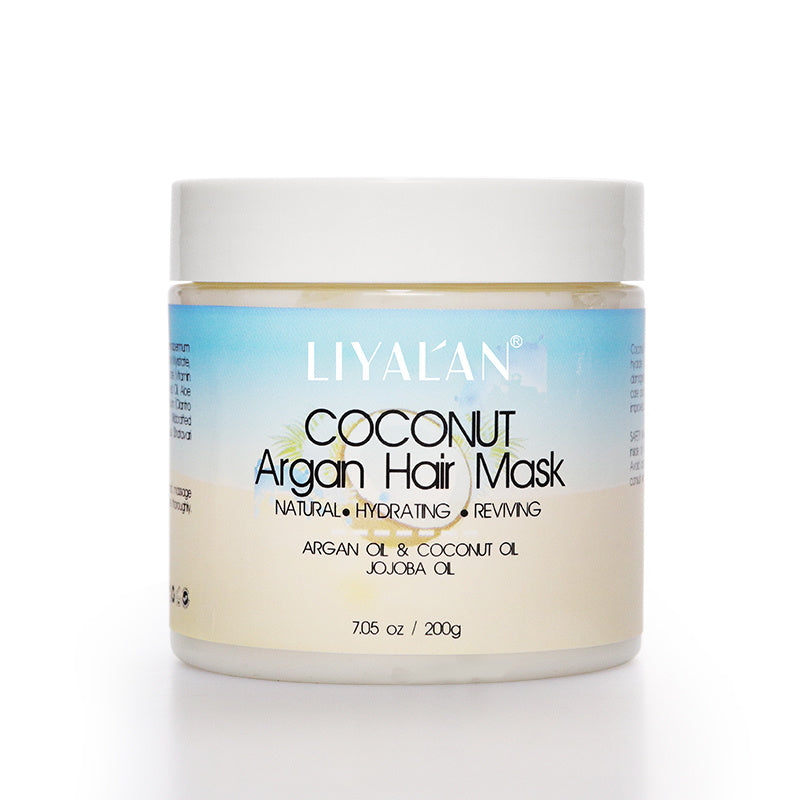 LIYALAN Argan Hair Mask Professional Moisturizing Repair 200g