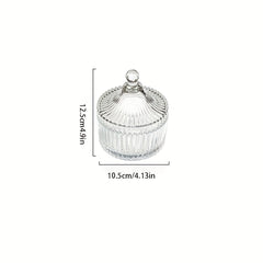 Clear Candy Jar Crystal Covered Candy Bowl Jewellery