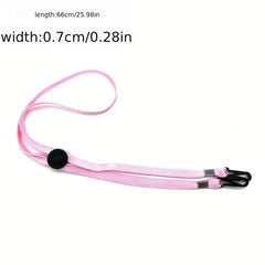 2pcs Fisherman Hat Windproof Rope Anti-falling Sun Hat Belt Cloth Lanyard