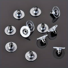 100pcs Hypoallergenic Transparent Adhesive Ear Caps