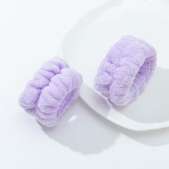 2pcs Microfiber Face Wash Bands - Absorbent Wrist Towels