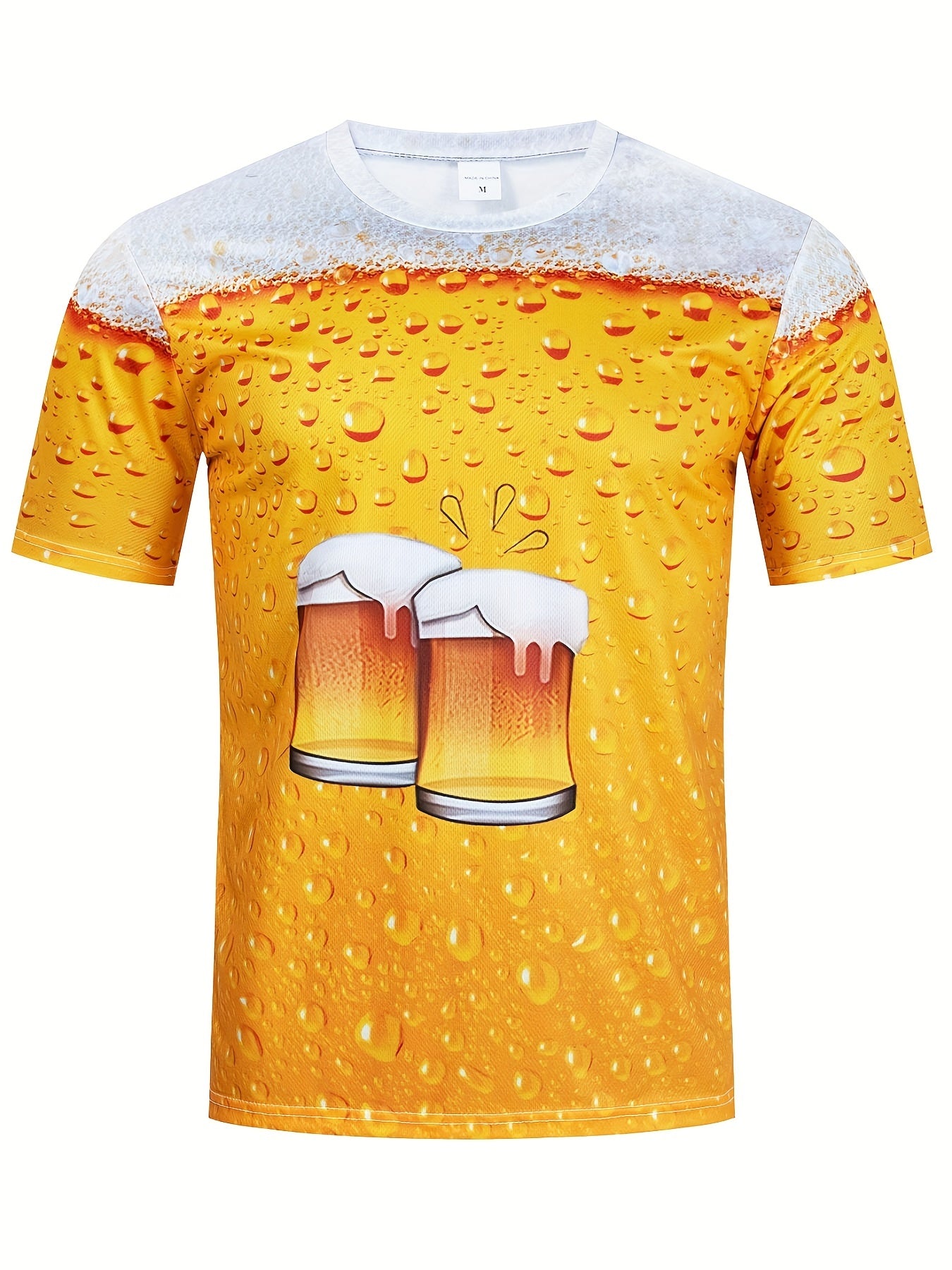 Men's Striped T-Shirt for Summer Outdoor & Casual Evenings