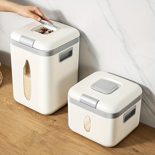 Acrylic Airtight Rice Dispenser Food Storage Container