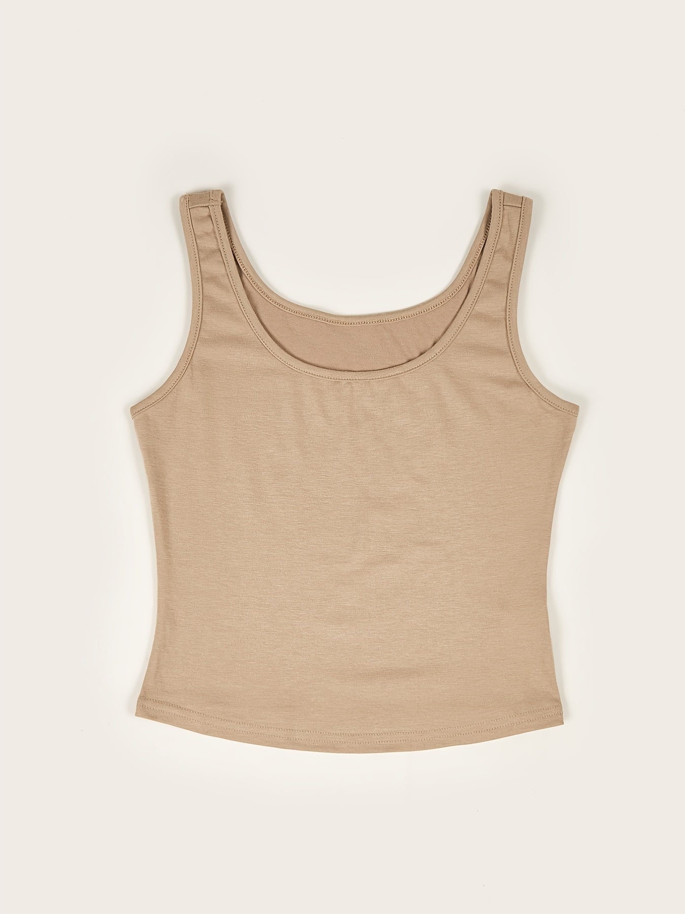 3-Pack Basic Solid Tank Tops Sleeveless Crew Neck Casual Women's Clothing