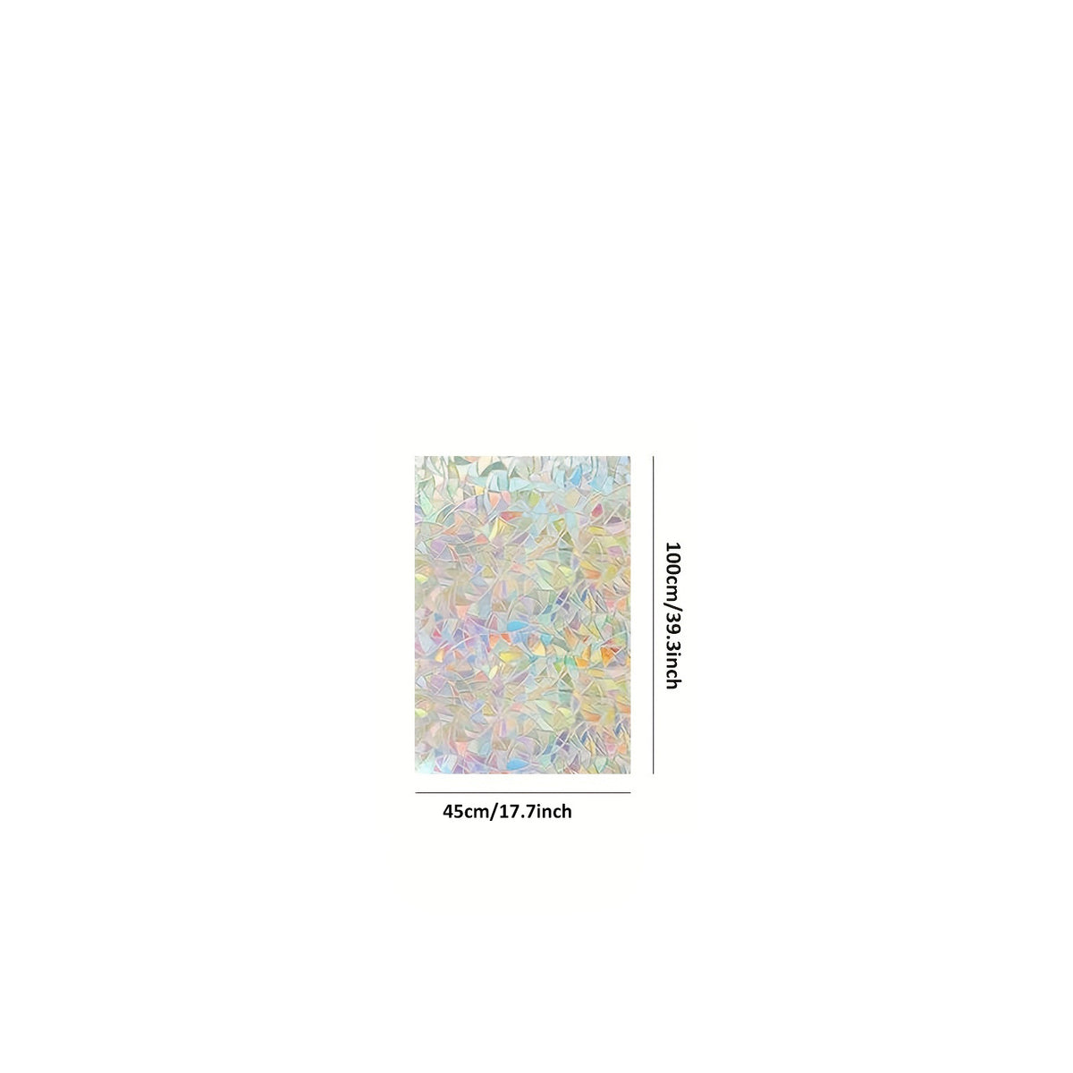 Geometric Pattern Frosted Window Film Privacy Sticker