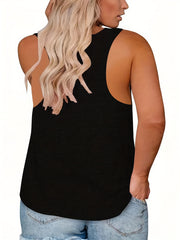  Sunflower & Butterfly Print Tank