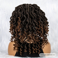 Synthetic Full Lace Wig For Women Short Braids Wigs