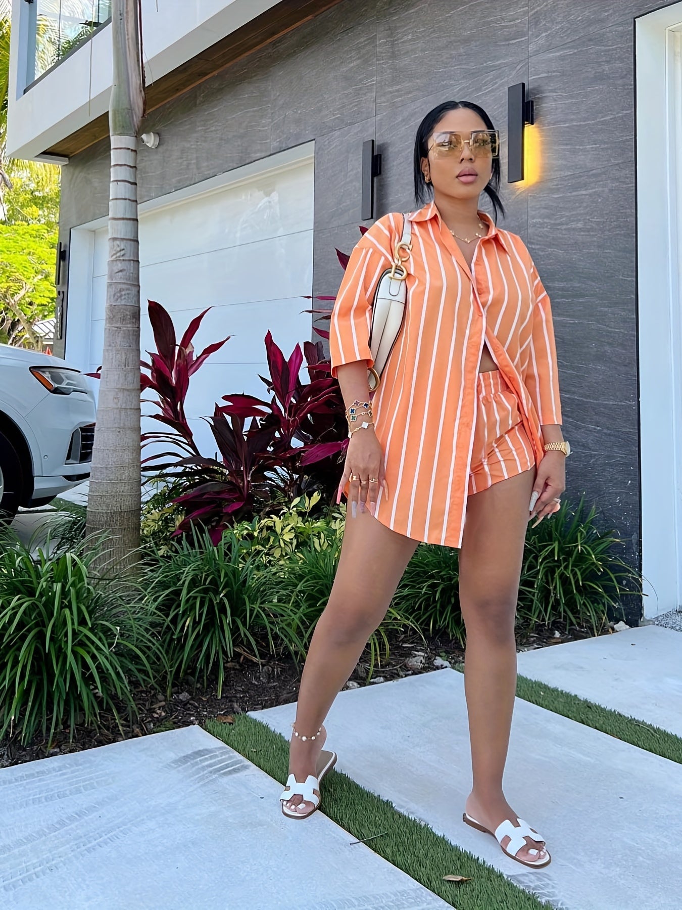 One Shoulder Ruched Romper Jumpsuit