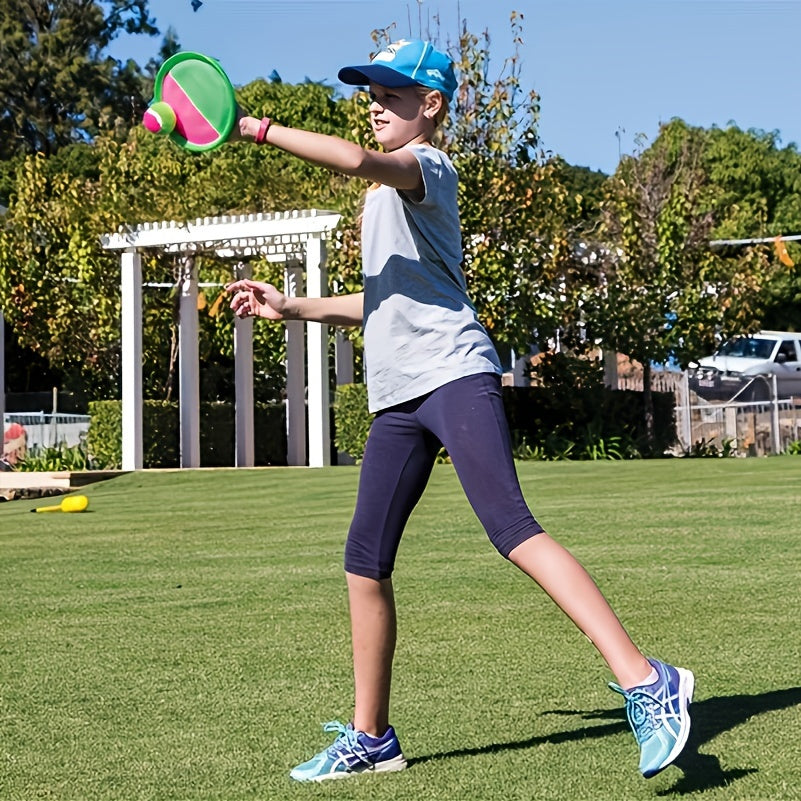 Beach Catch Ball Set with 2 Paddles and 1 Ball