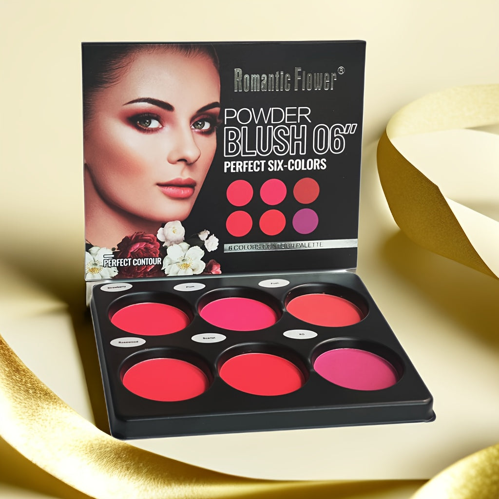 6 Shade Natural Toning Eyeshadow Palette