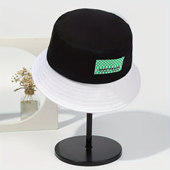 Men's Block Bucket Hat For Daily Outing