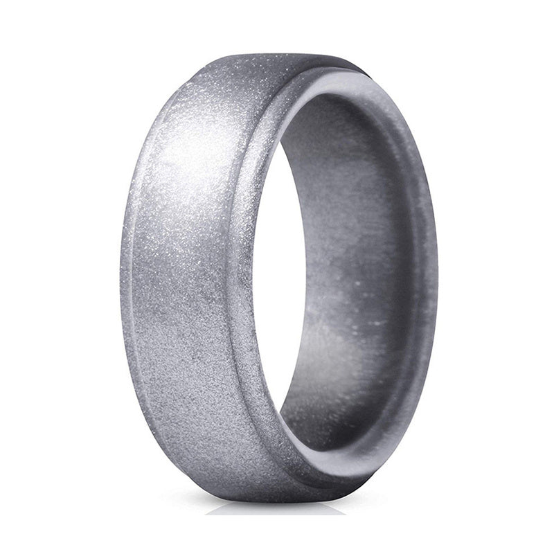 Silicone Wedding Band Ring Minimalistic Design