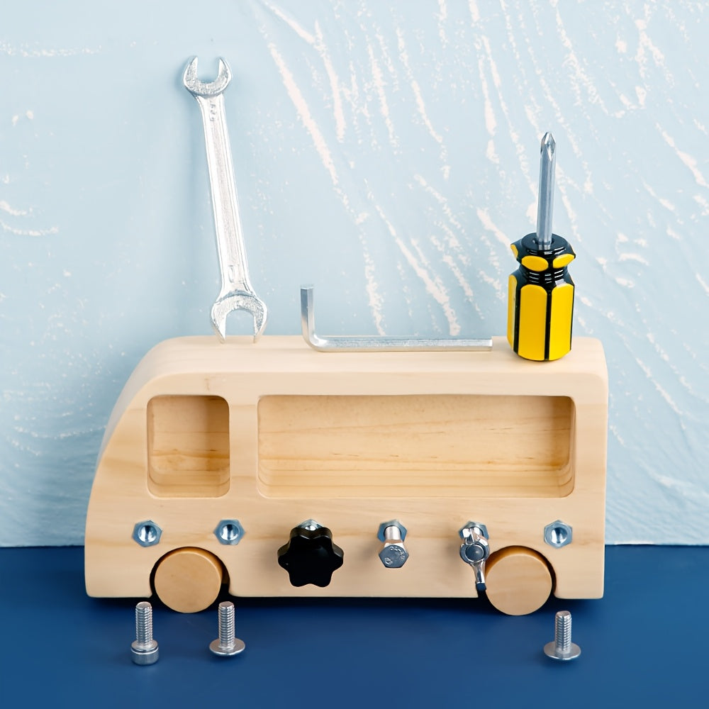 Busy Bees Wooden Screwdriver Toy Set for Kids