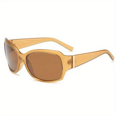 Large Polarized Sunglasses Oval Wrap Around Glasses UV400