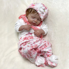 Genesis Painted Girl Bebe Reborn Dolls With Rooted Brown Hair