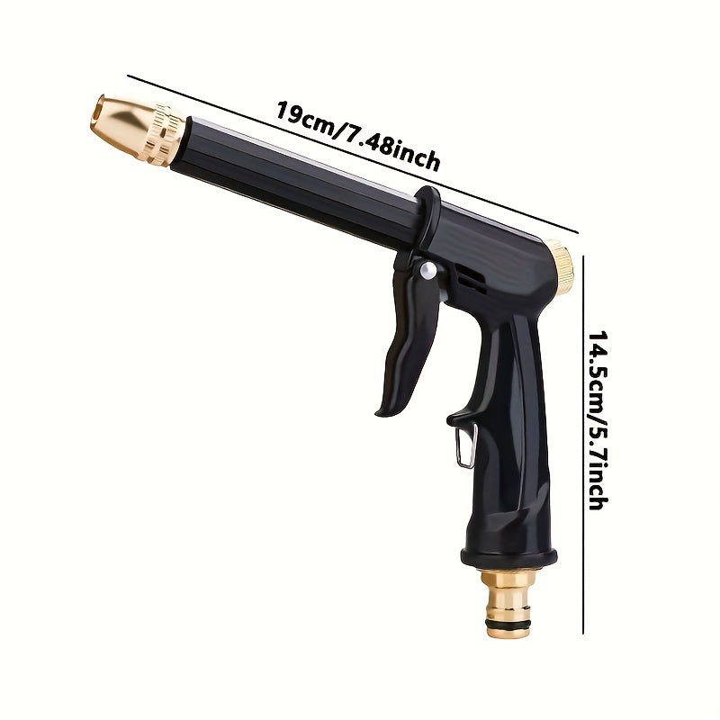 Metal Water Gun Nozzle High Pressure Sprayer Brass Nozzle Rotating