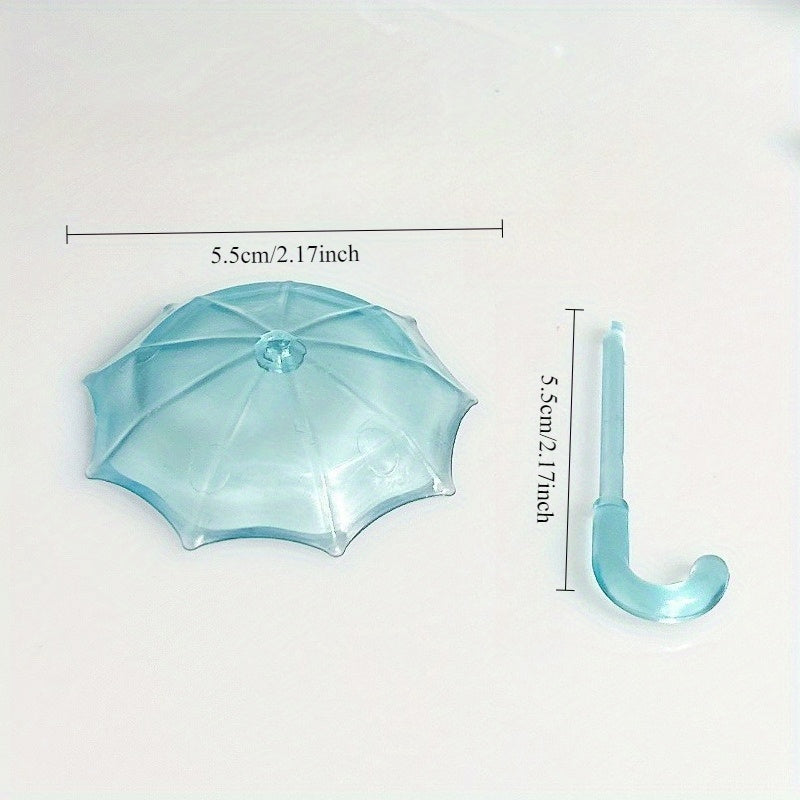 Kids Transparent Plastic Umbrella Model House & Pretend Playhouse