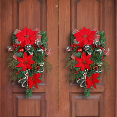 Ribbon Christmas Flower Hanging Decoration