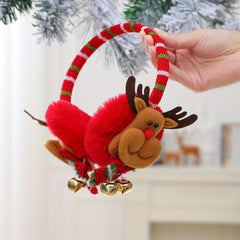 Christmas Elf & Snowman Ear Headbands with Bells