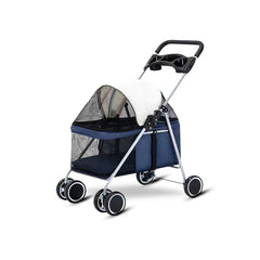 Foldable Pet Stroller For Small And Medium Pets