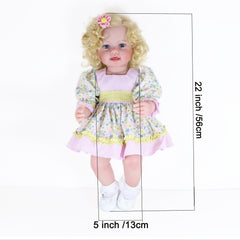 55 88 Cm Flamingo Girl And Toddler Girl Doll With 3D Painted Skin & Soft Hair