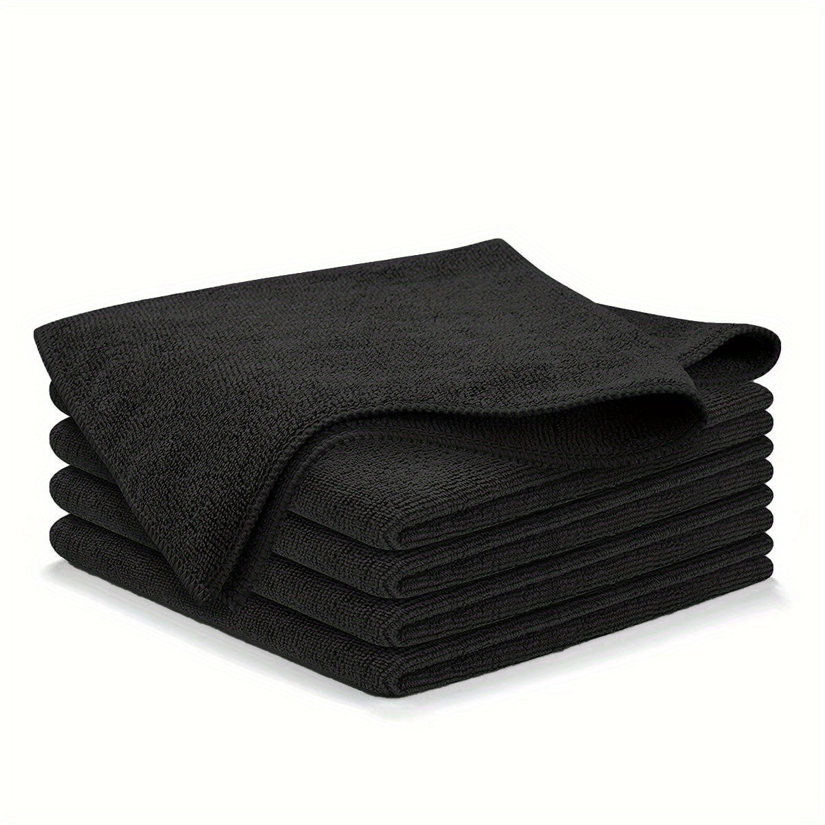 12pcs Microfiber Dish Cloths Absorbent Daily Cleaning Rags Scouring Pads