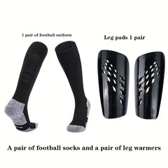 Football Training Leg Socks & Pads Set
