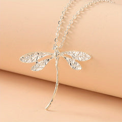 Dragonfly Necklace Natural Insect Pendant Gift For Girlfriend Mother