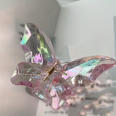 Y2K Butterfly Hair Claw Clips Resin Hairpin All match Hair Accessories For Women