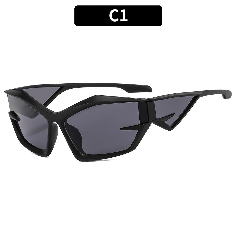Cyberpunk Y2K Sunglasses Thick Frame Hip Hop Shades