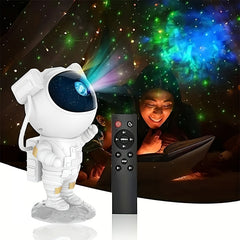 Astronaut Star Projector Night Light Nebula Remote Control