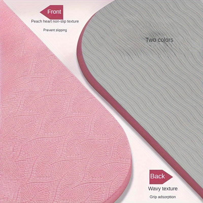 TPE Solid Non-slip Yoga Mat Portable Foldable Fitness Mat