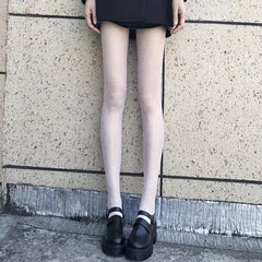 2-Pack High-Waist Sheer Fishnet Tights Pantyhose Stockings