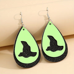 Retro Halloween Jewelry Luminous Dangle Earrings