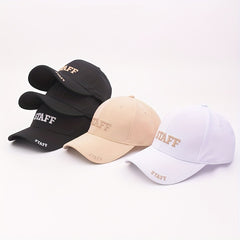 STAFF Letter Embroidery Baseball Cap For Men And Women