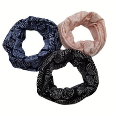 Leaf Print Beanie Turban Cap Soft Lightweight Chemo Hats