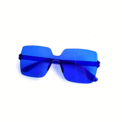 Fashionable Square Sunglasses Frameless European American Style