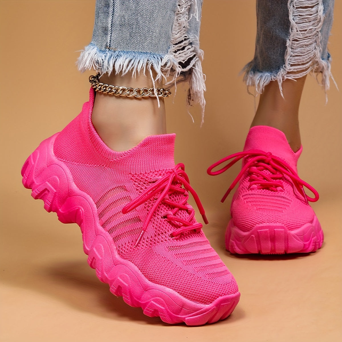 Octopus Sneakers Mesh Breathable Non Slip Running Shoes